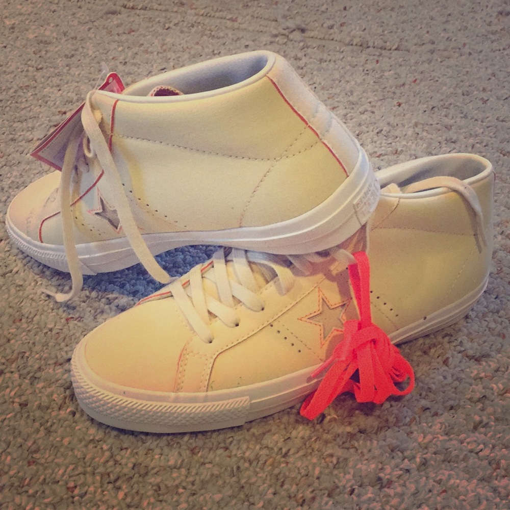 Converse canvas high tops new